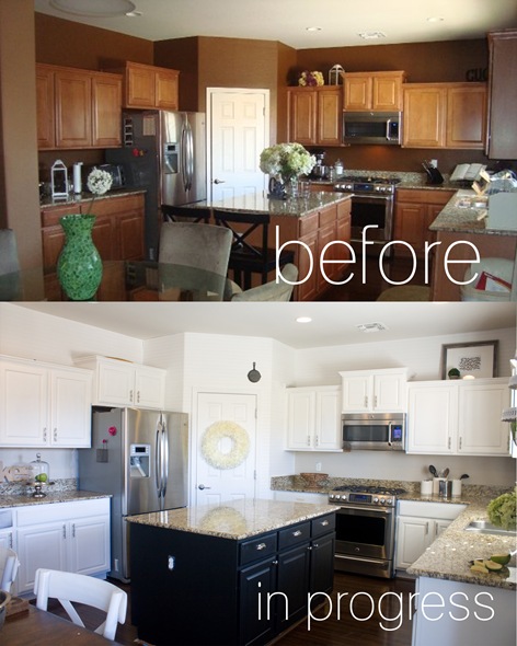 Kitchen Before and Progress