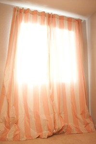 Pink And Cream Striped Curtains Overstock Com Just Destiny