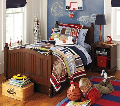 pottery barn boys room