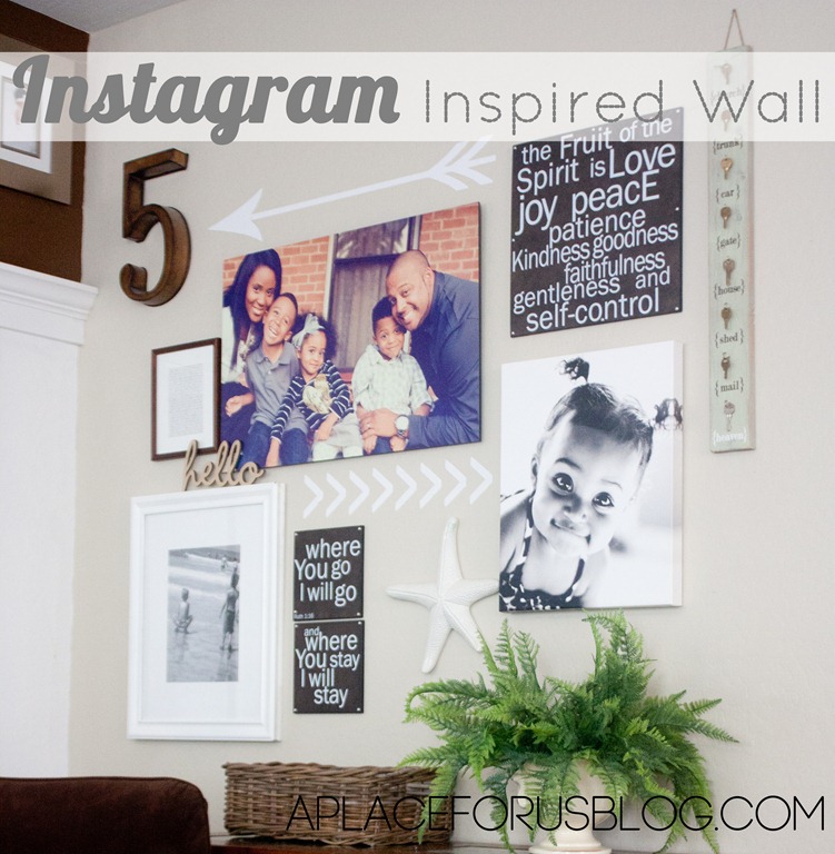 Instagram Inspired Gallery Wall