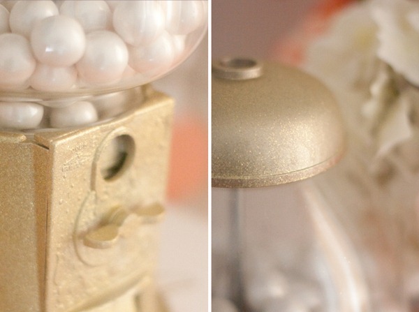 Golden Gumball Machine