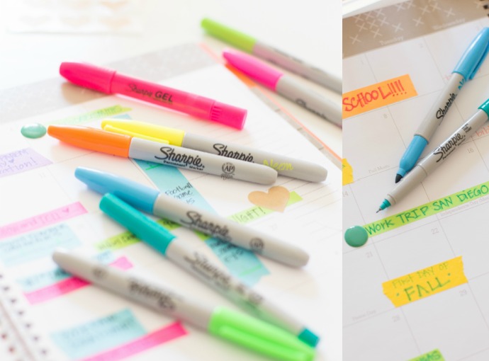 Back to School Planning with Sharpies 