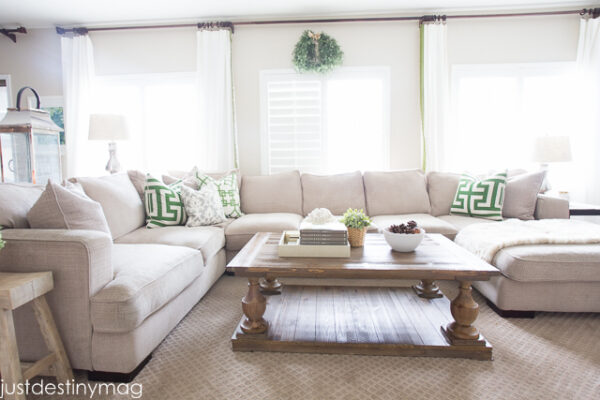 Fresh Paint, New Prints and a New Furniture | Family Room Update