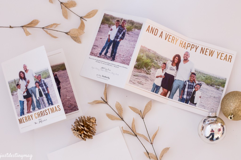 Shutterfly Tri- Fold Christmas Cards