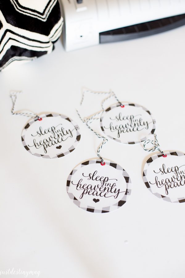 Sleep in Heavenly Peace Christmas Gift Tags - Image 4