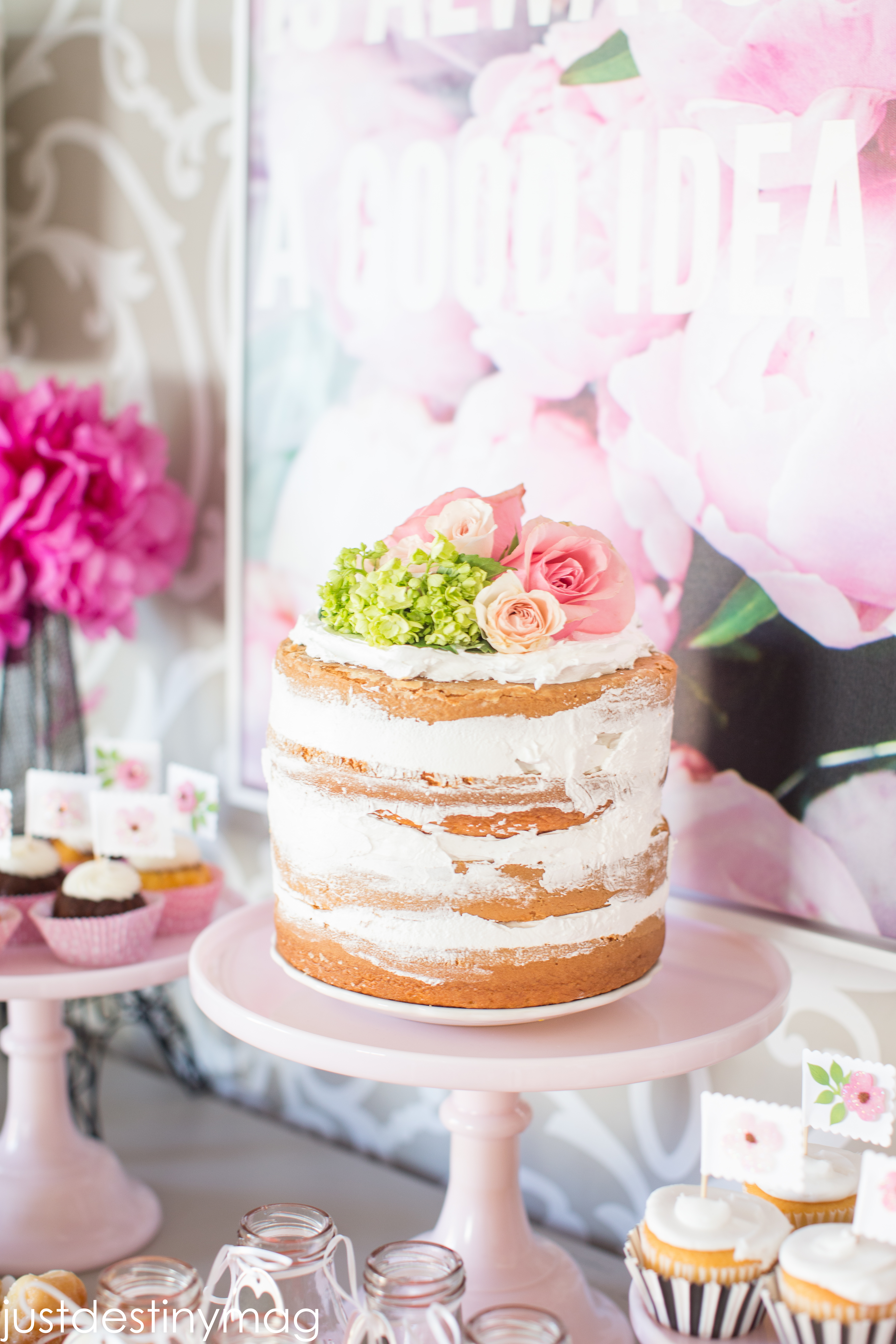 How To Make Beautiful NAKED CAKES Just Destiny