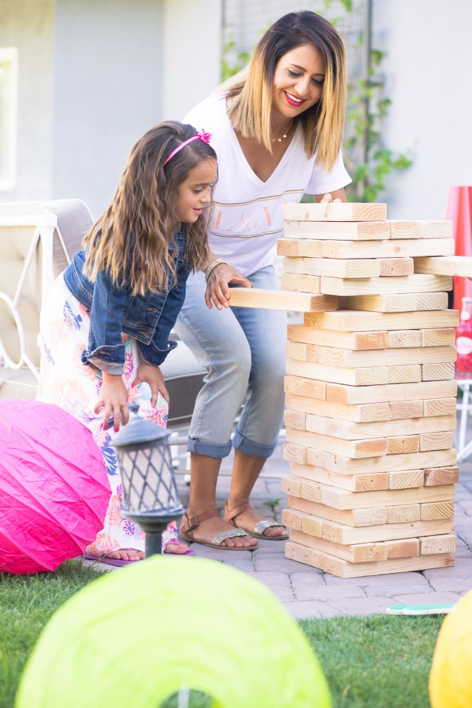 Summer Block Party Games Learn how to make this Giant Jenga Game