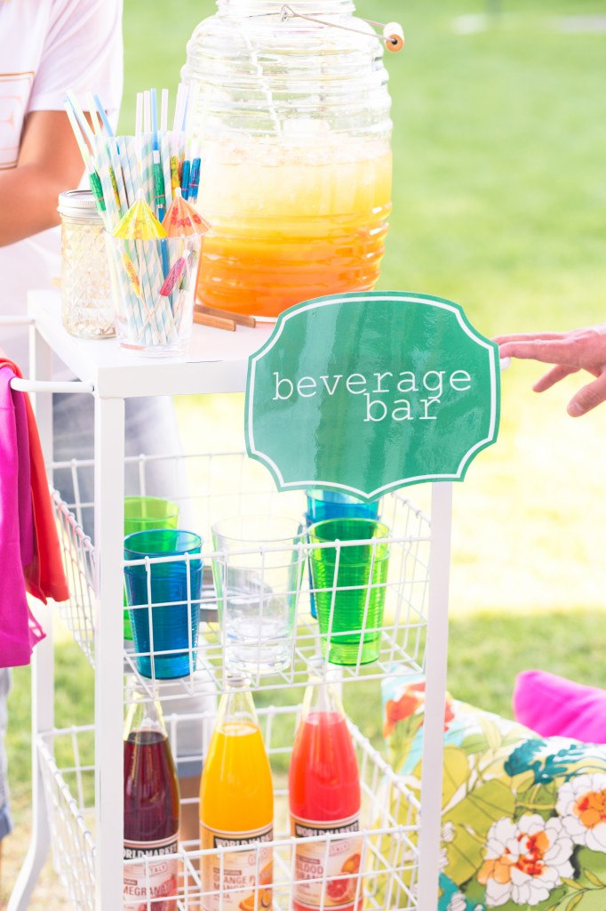 Beverage bar Ideas for your next block party