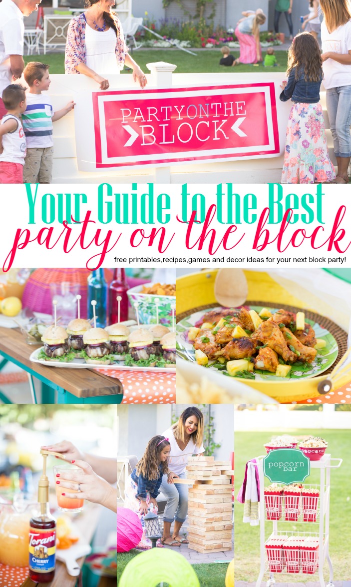 How To Throw A Block Party With Free Printables And Banner