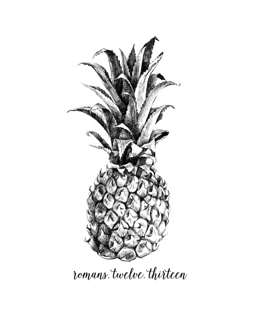 Free Pineapple Printable