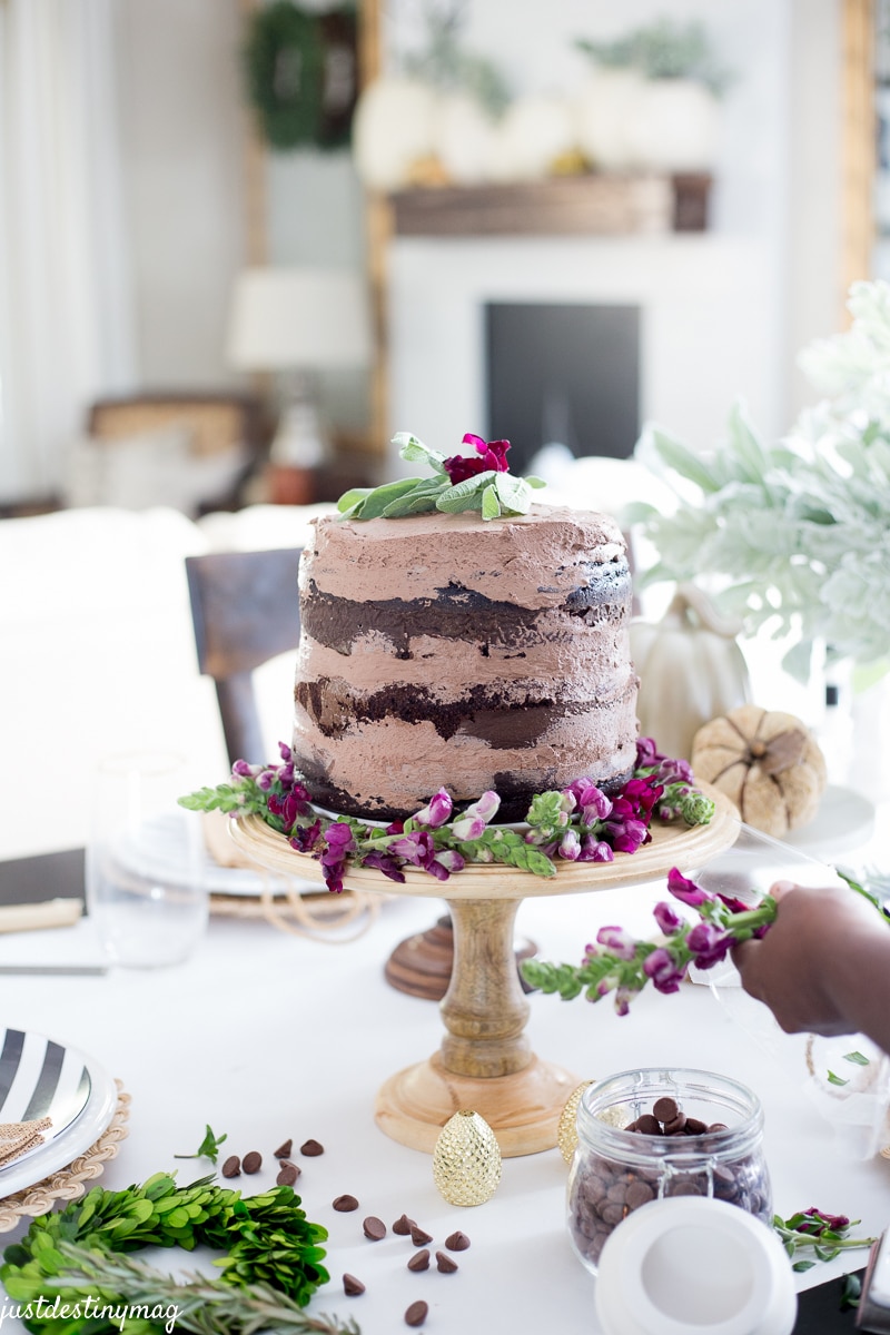 Chocolate Naked Cake