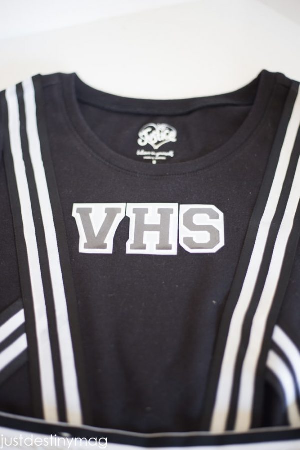 Simple DIY Cheerleader Halloween Costume for Kids