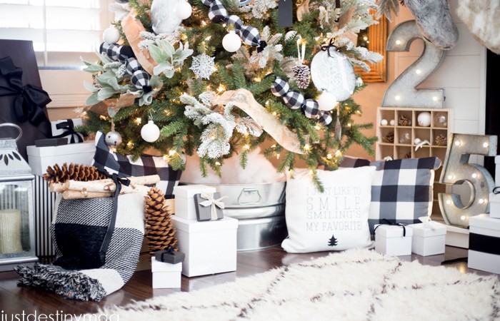 christmas tree with buffalo check michaels dream tree challenge just destiny - Buffalo Check Christmas Decor christmas tree with buffalo check michaels dream tree challenge just destiny - Buffalo Check Christmas Decor