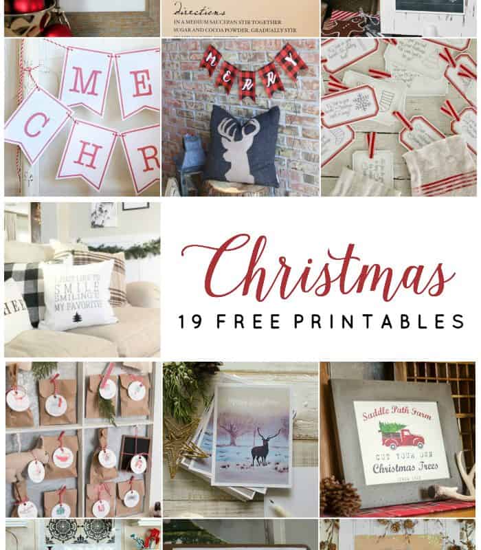 19 Free Christmas Printables | Just Destiny