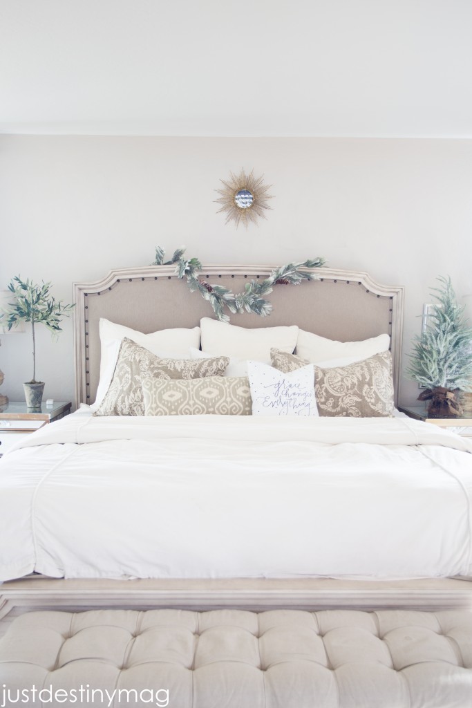 A Christmas Home Tour Master Bedroom