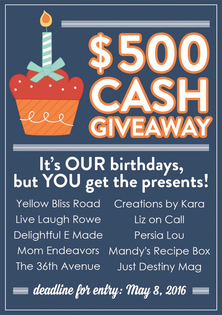 $500 Giveaway 2
