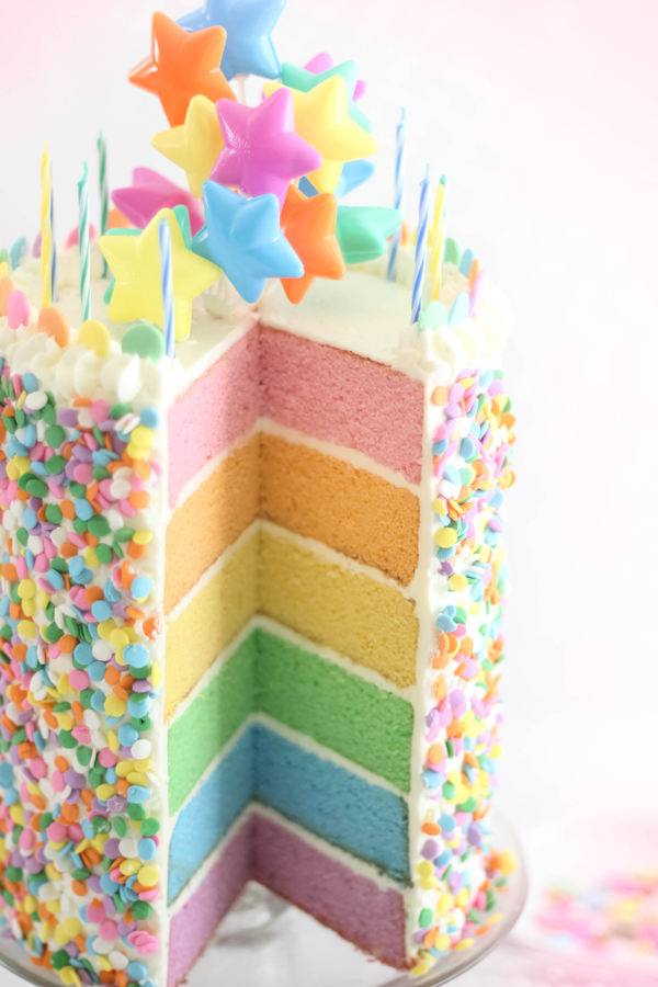 Pastel Layer Cake SprinkleBakes