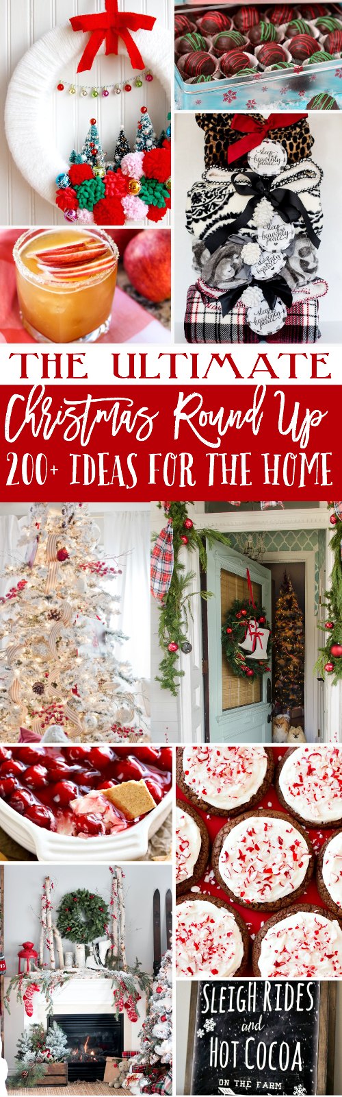 The Ultimate Christmas Round Up with 200 ideas for the home, gifts and things to bake.