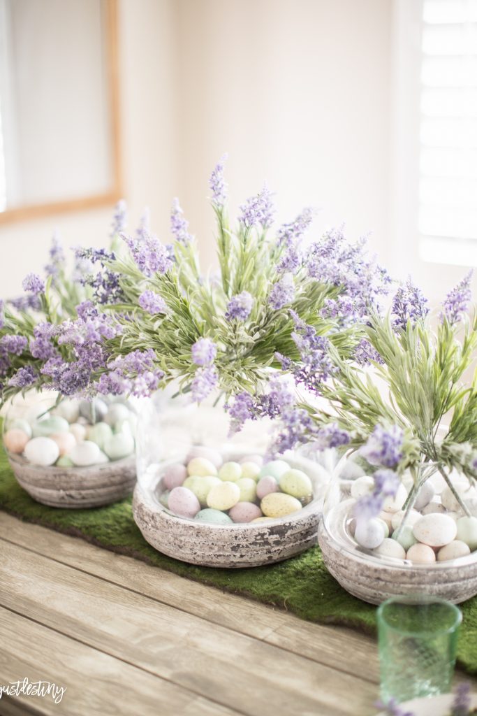 Eggs in faux jar 