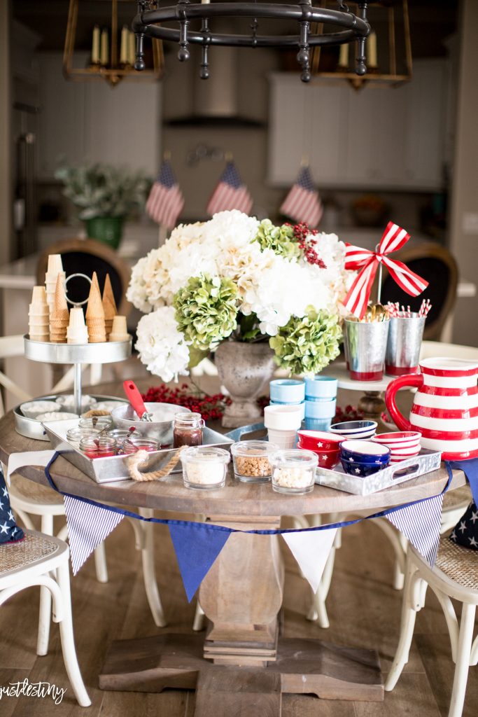 Summer Party Ideas Red White And Blue Ice Cream Social Just