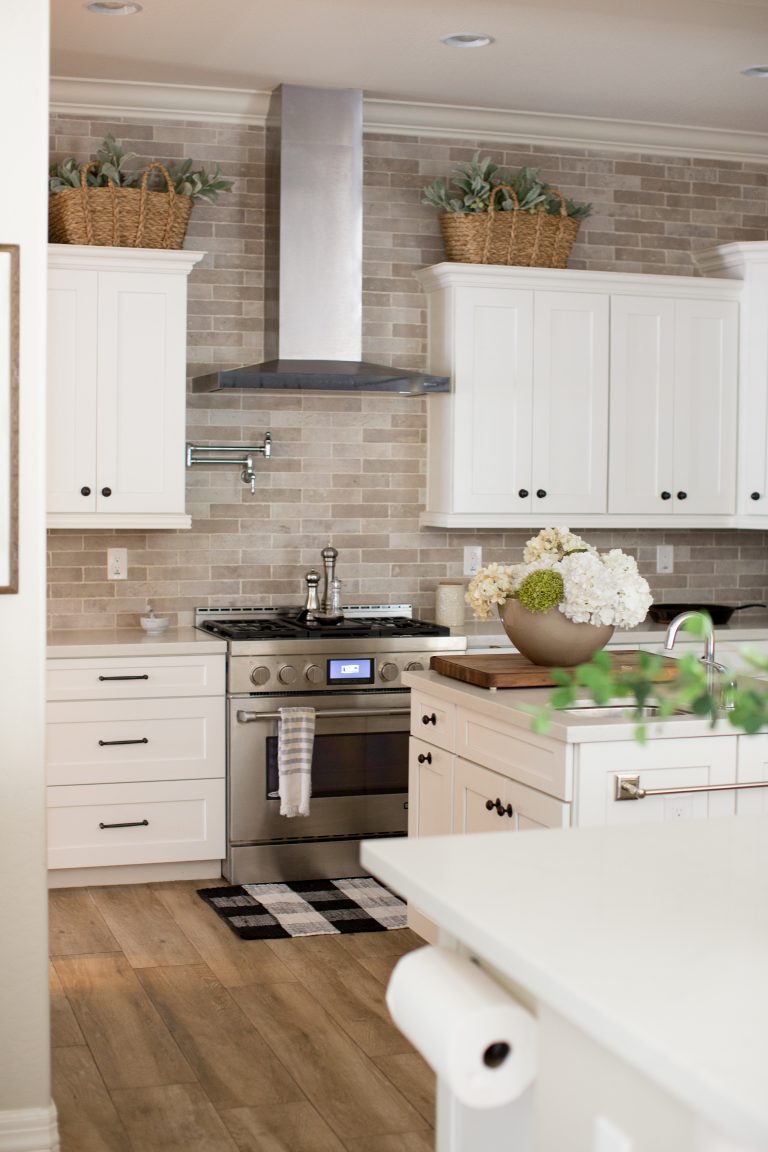 Brick Kitchen Backsplash