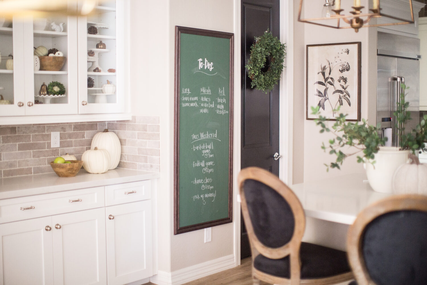 Michaels Custom Decor Kitchen Chalkboard