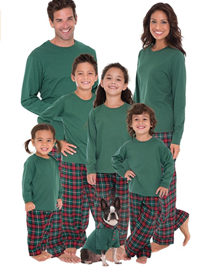 Cute Christmas Pajamas for Kids, Babies and Families