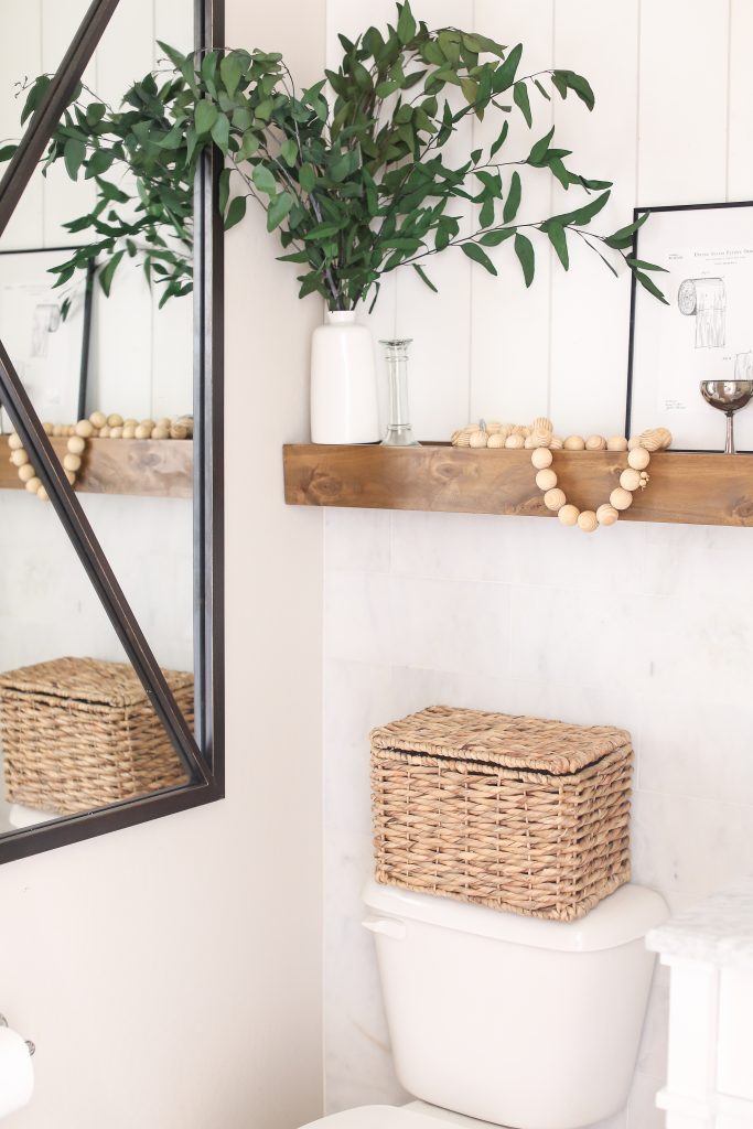 A New Powder Room With Floor Decor