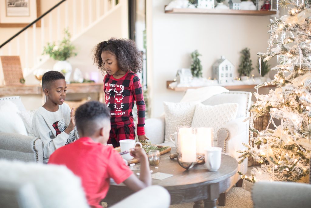 Hot cocoa family Christmas Tradition 