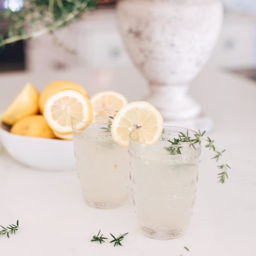 How to Make Rosemary Lemonade