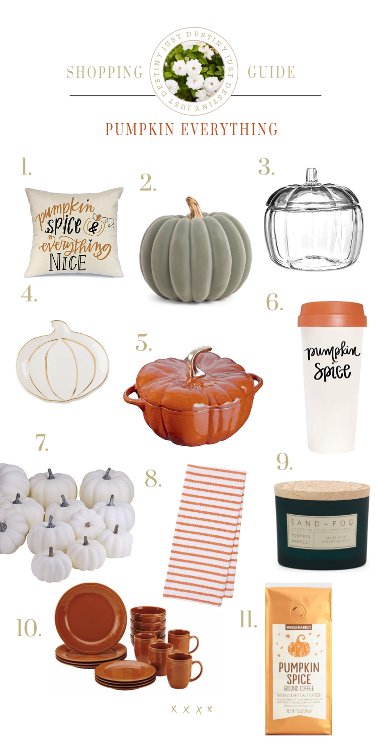 Why I Love Seasons and a Pumpkin Everything Shopping Guide