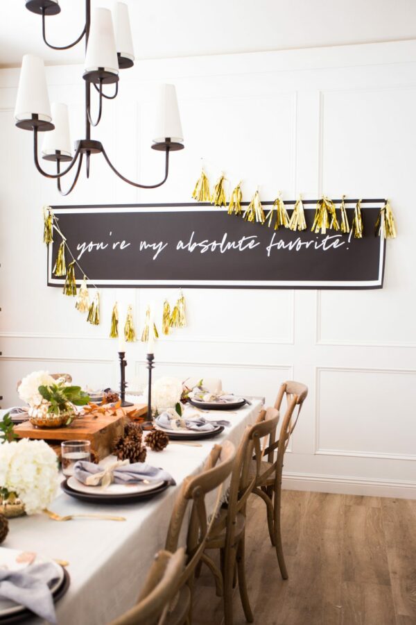 Modern Party Banners: "You're My Absolute Favorite" Banner (2x8)