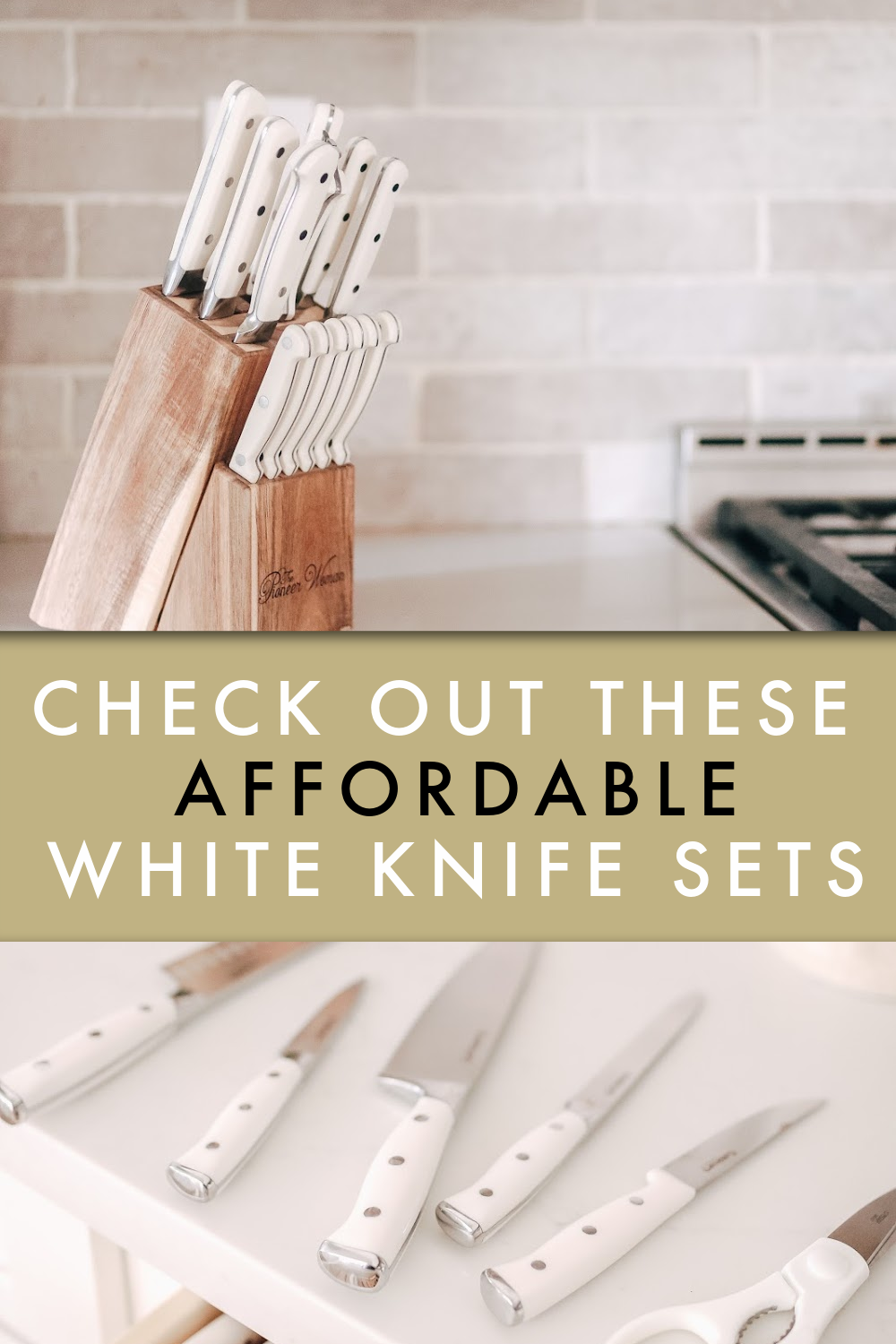 Affordable White Knife Sets