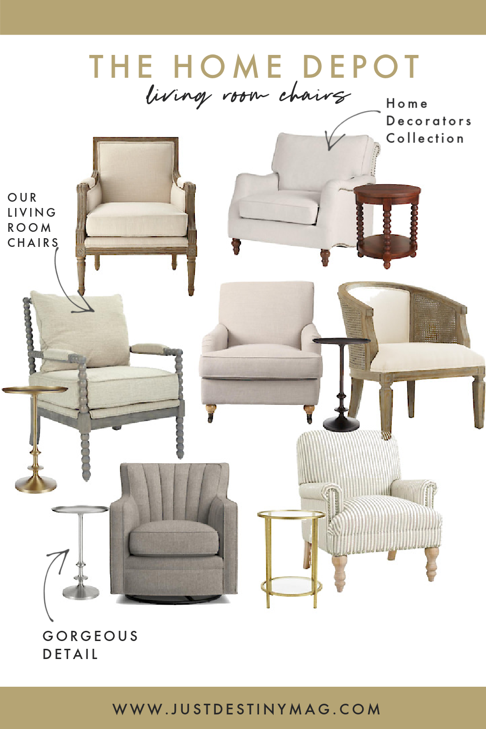 The Home Depot Online Living Room Chairs and Furniture Reviews 