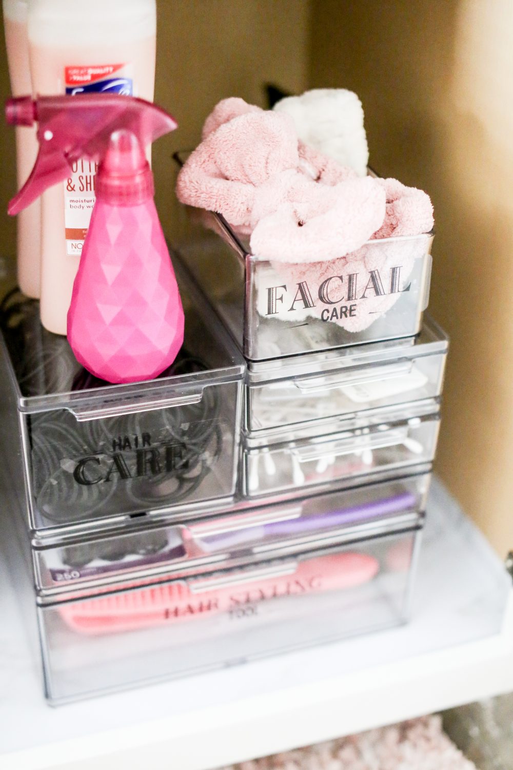 Bathroom Organization Tips with The Home Edit Container Store