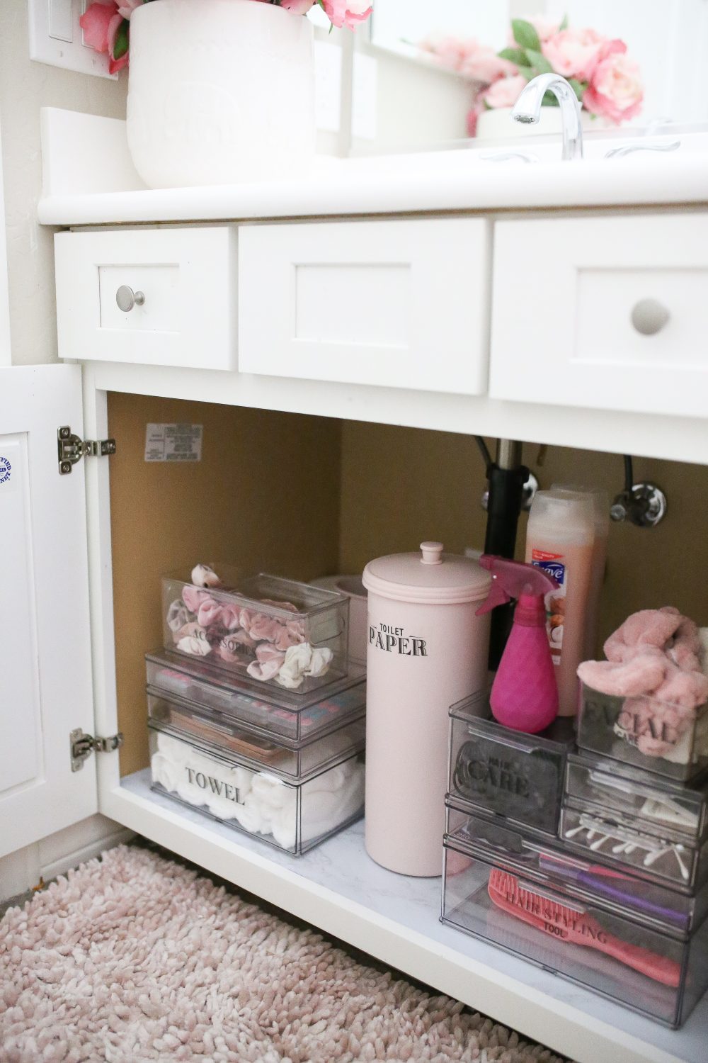 Bathroom Organization Tips with The Home Edit Container Store