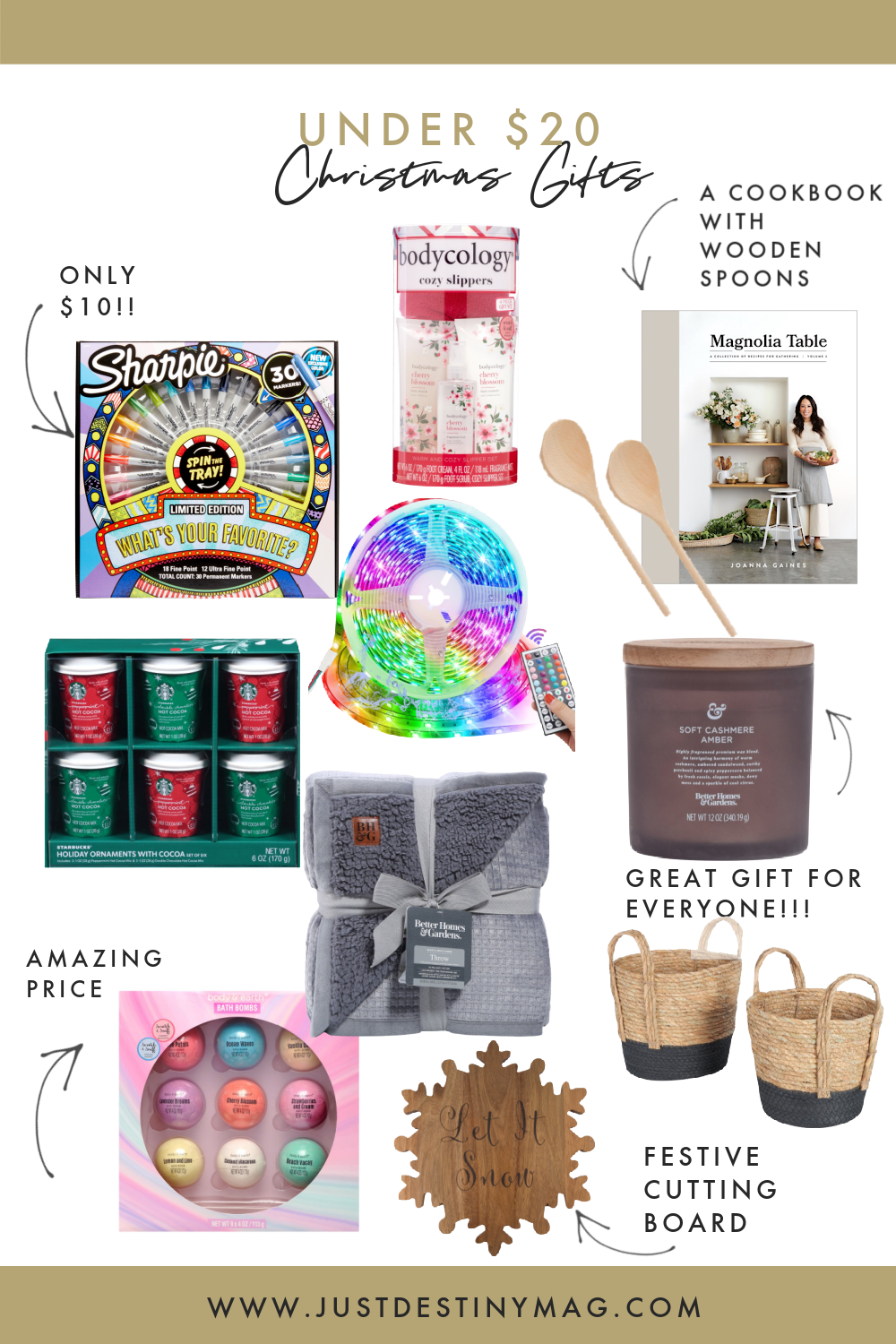 Gift Ideas Under $20 (For Everyone On Your List!) - Small Stuff Counts