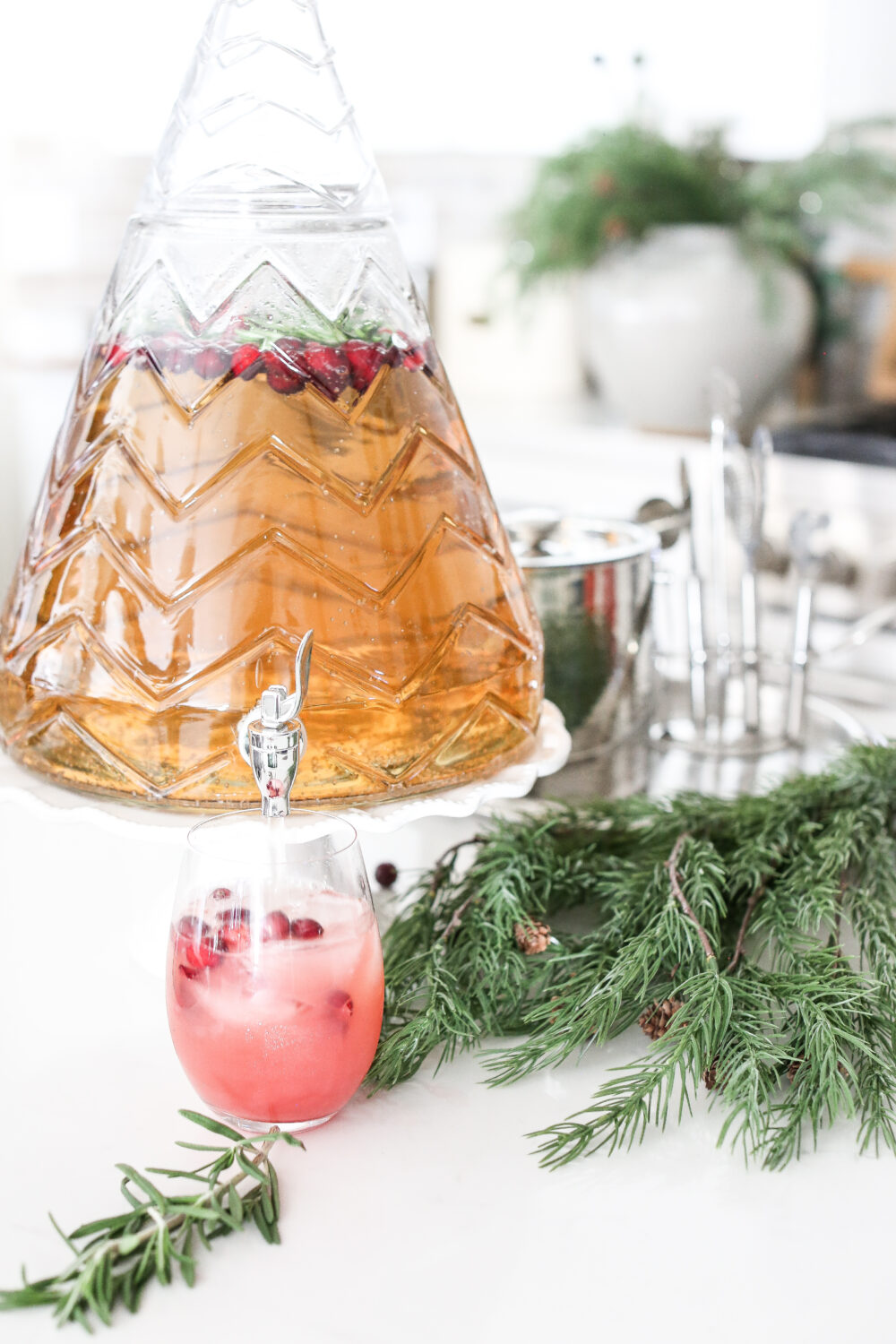 Christmas Tree Beverage Dispenser