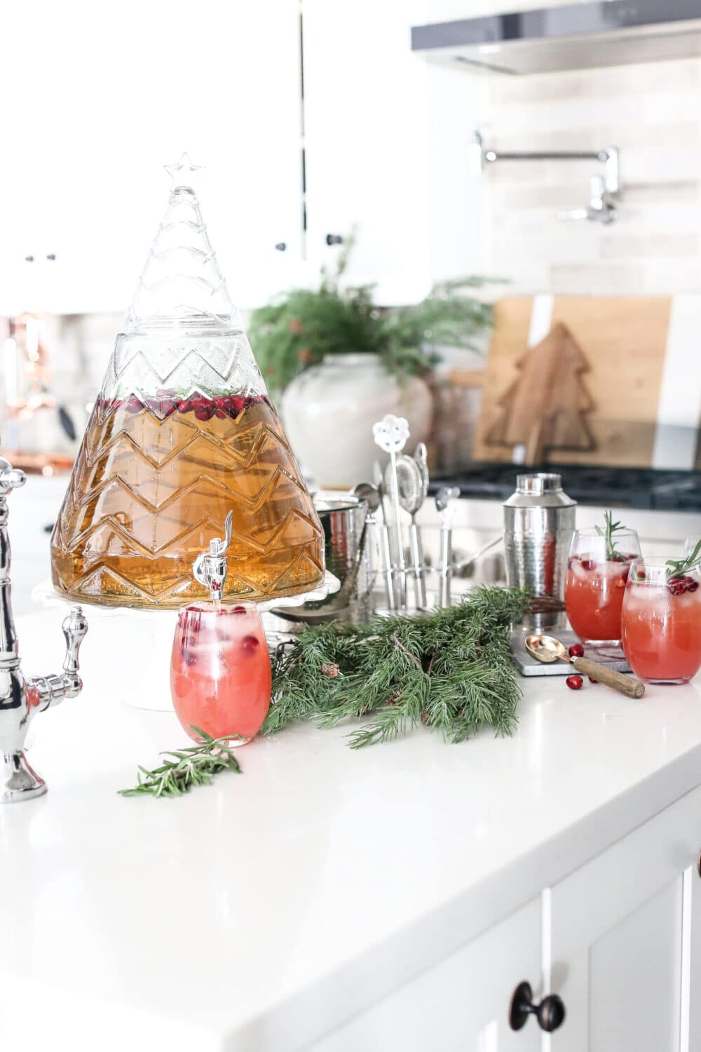 Cranberry Christmas Mocktail 