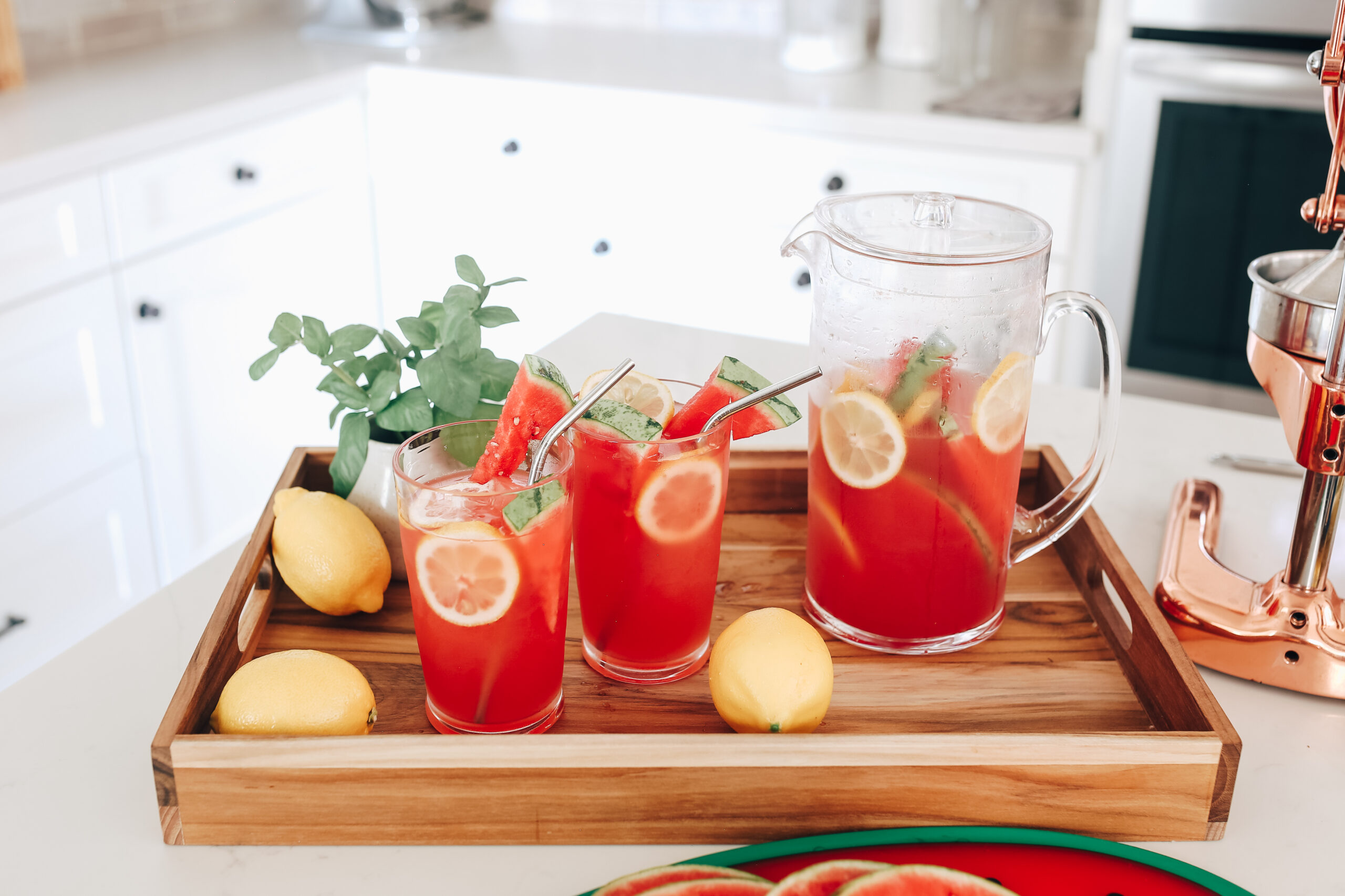 How to Make Watermelon Lemonade 