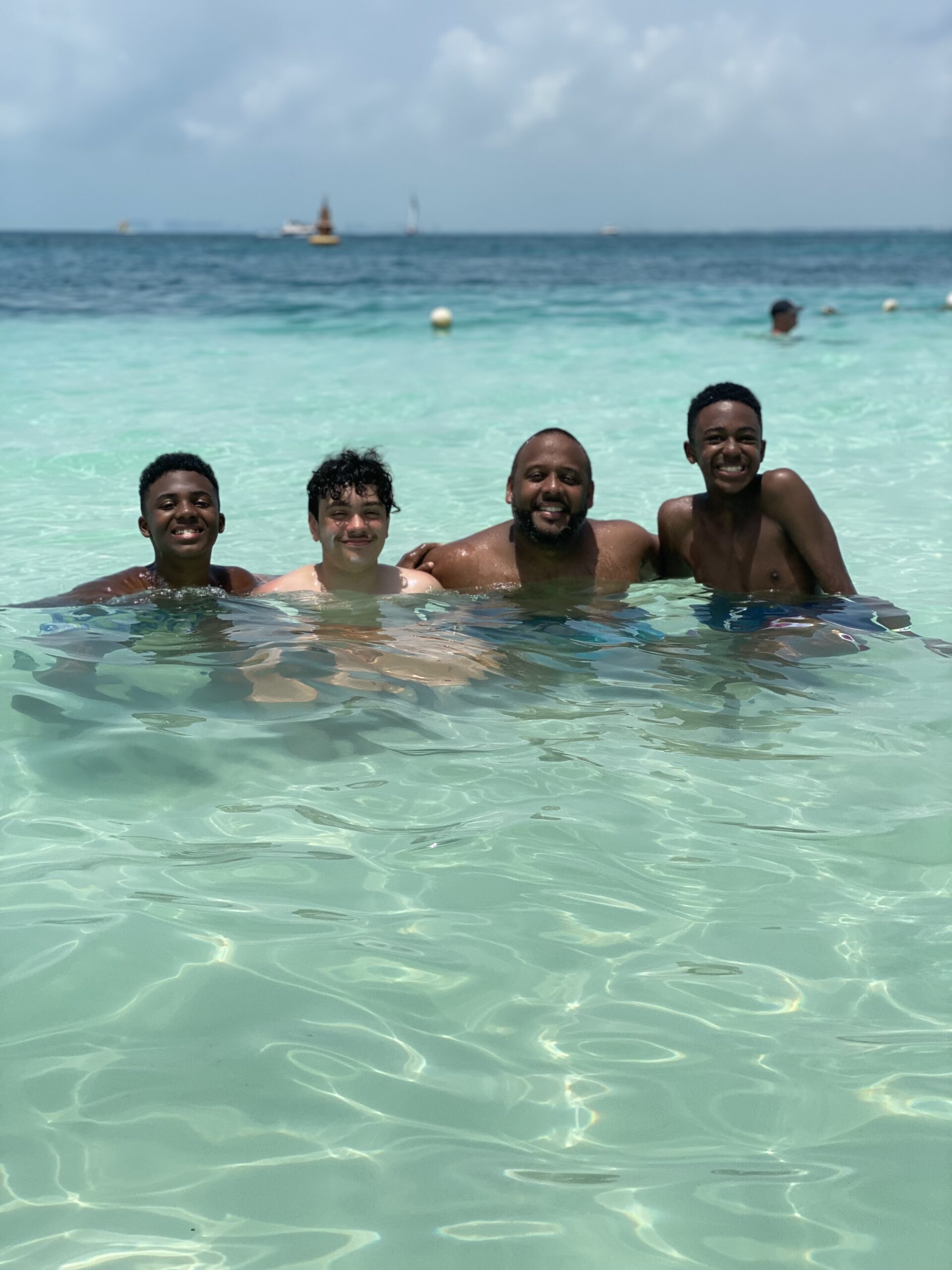 Clear waters and no seaweed Isla Mujeres July 2021