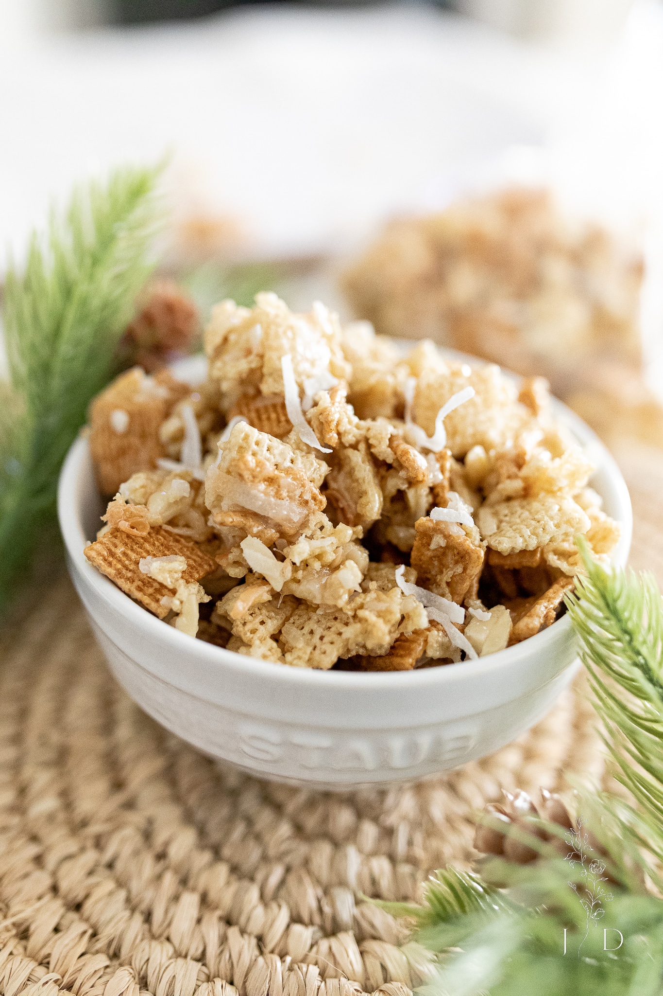 Gooey Chewy Coconut Chex Mix