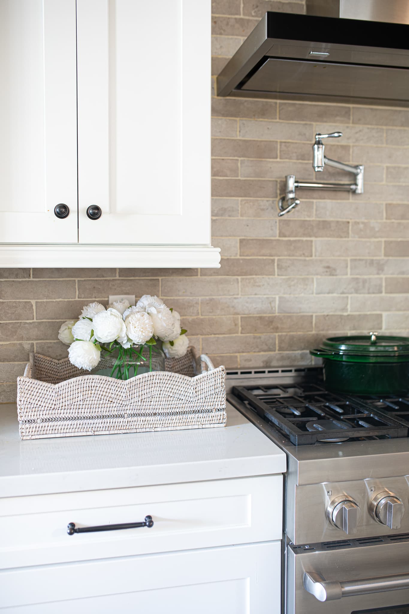 Kitchen Counter Trays in Rattan material 