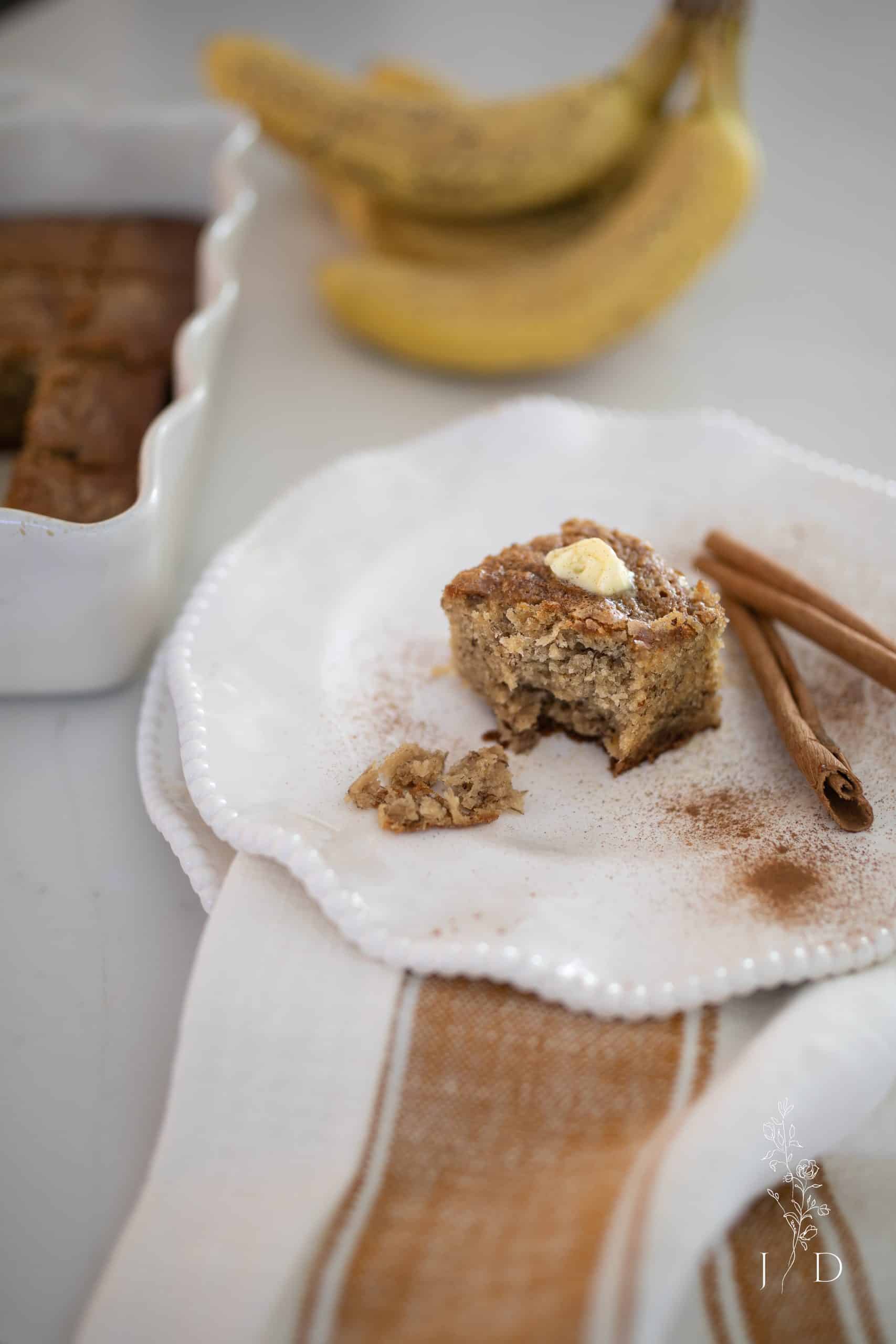 Banana Bread in an 8x8 Pan {so EASY & delicious}