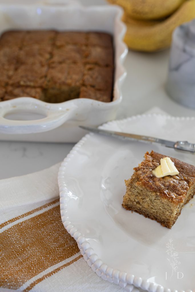 Banana Bread in an 8x8 Pan {so EASY & delicious}