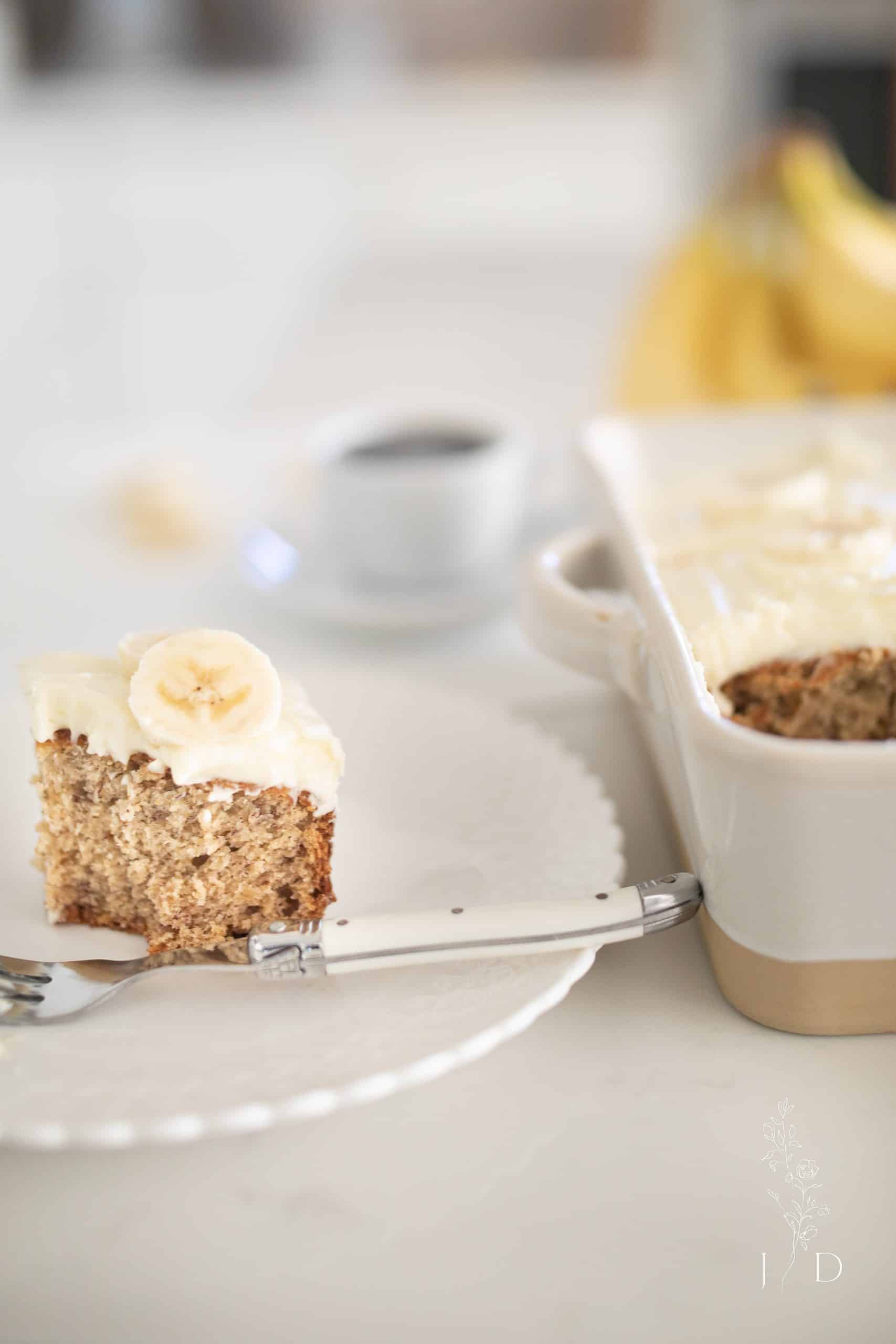 The Best Banana Cake Recipe - Sugar Spun Run