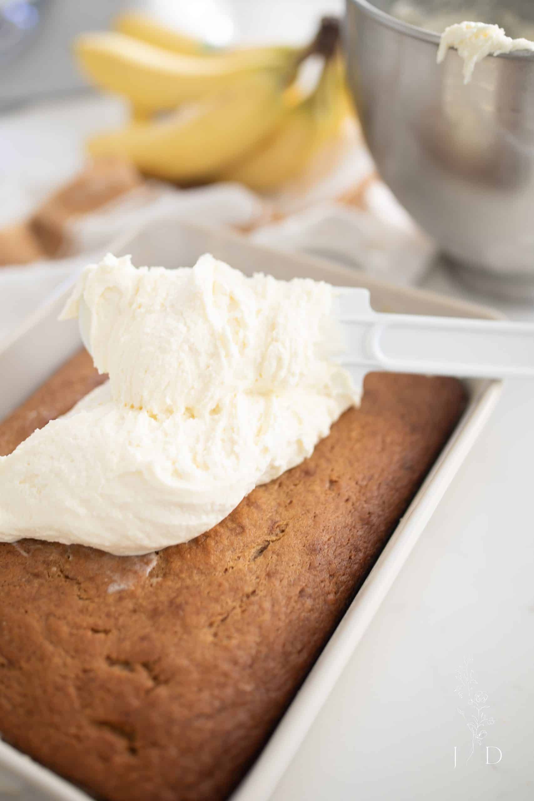 cream cheese frosting for homemade banana cake