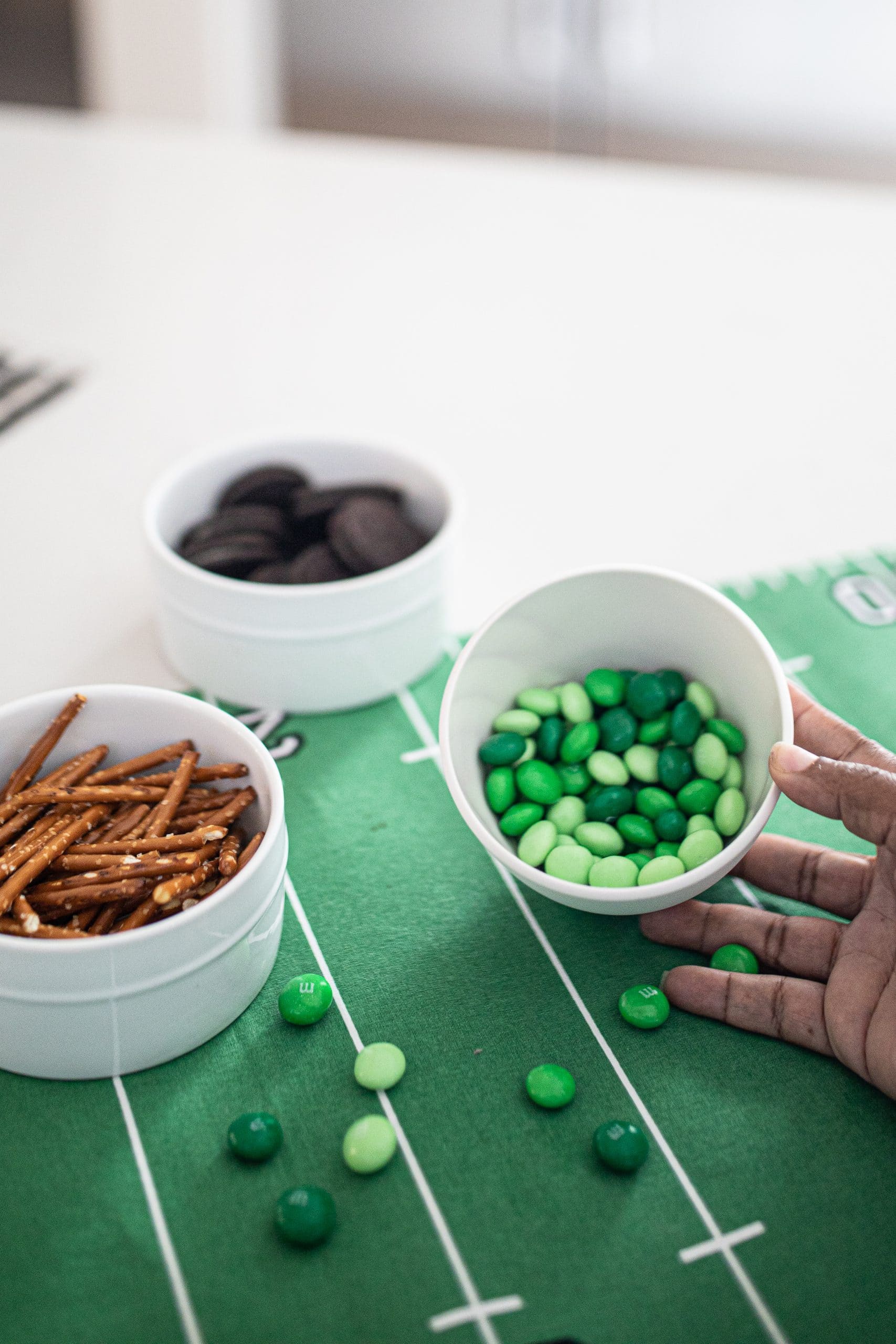 Toppings for party cookie tray 