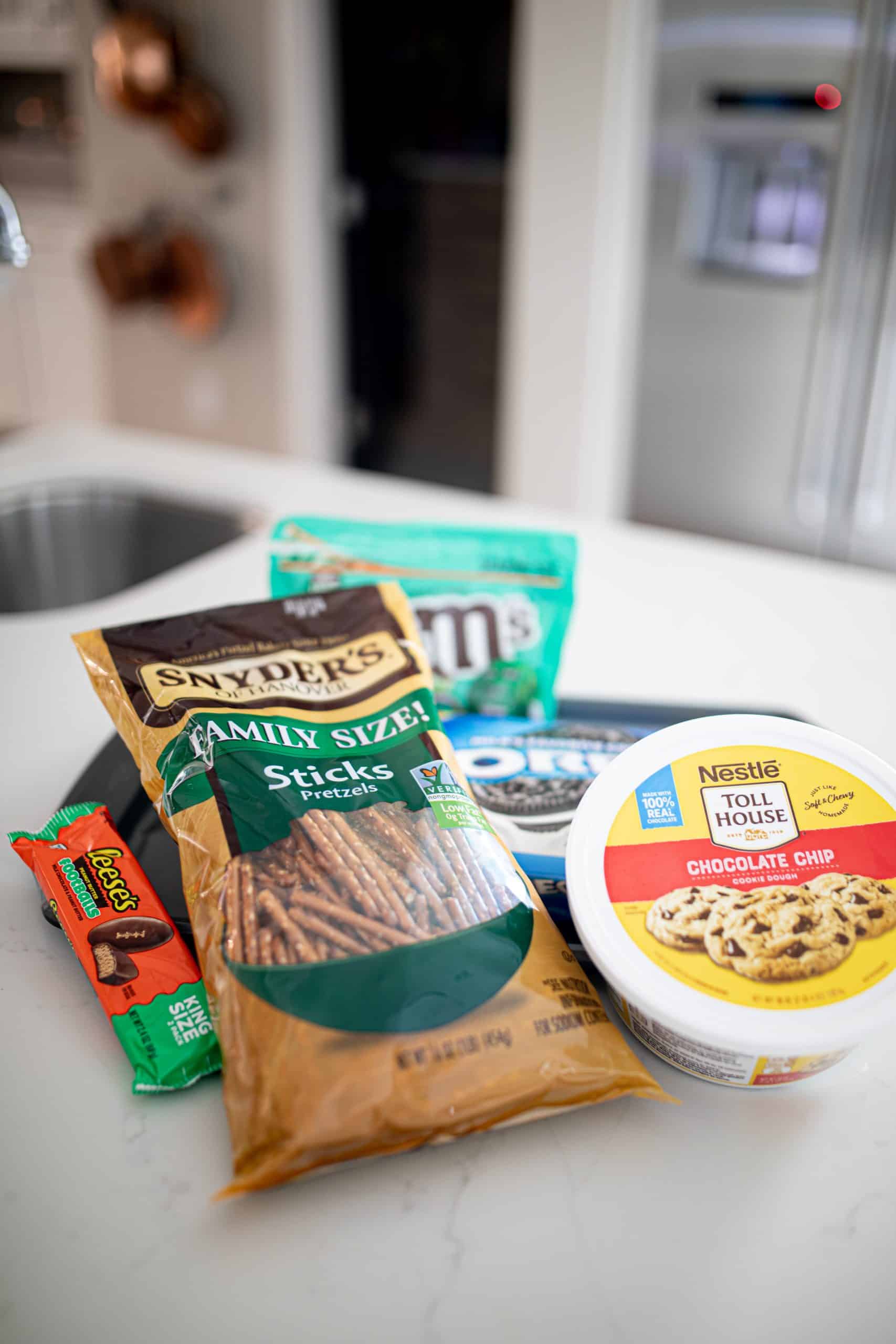 Ingredients for party cookie tray 