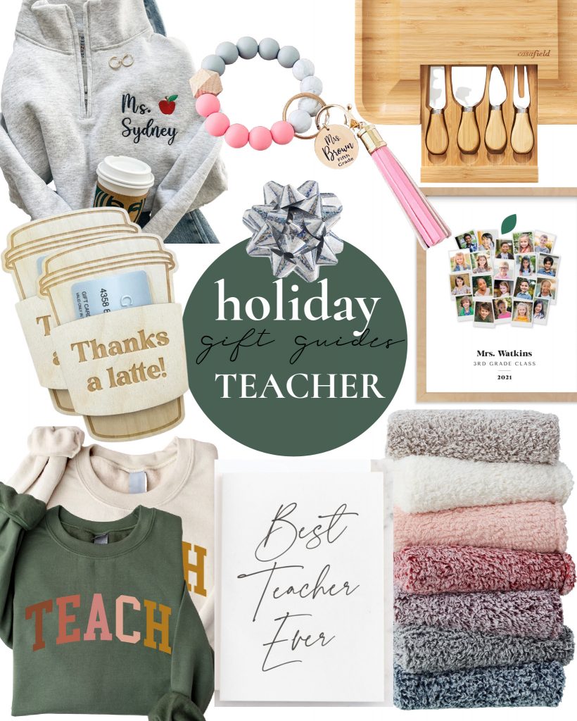 Teacher gift ideas. A collection of gifts for teachers. 